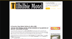 Desktop Screenshot of ilbilbiemotel.com.au
