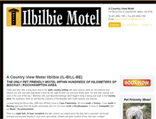 Tablet Screenshot of ilbilbiemotel.com.au